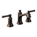 MOEN TV6805ORB Dartmoor Two-Handle Widespread Bathroom Sink Faucet - Oil Rubbed Bronze