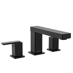 MOEN Iver Matte black two-handle roman tub faucet - Matte Black, T682BL