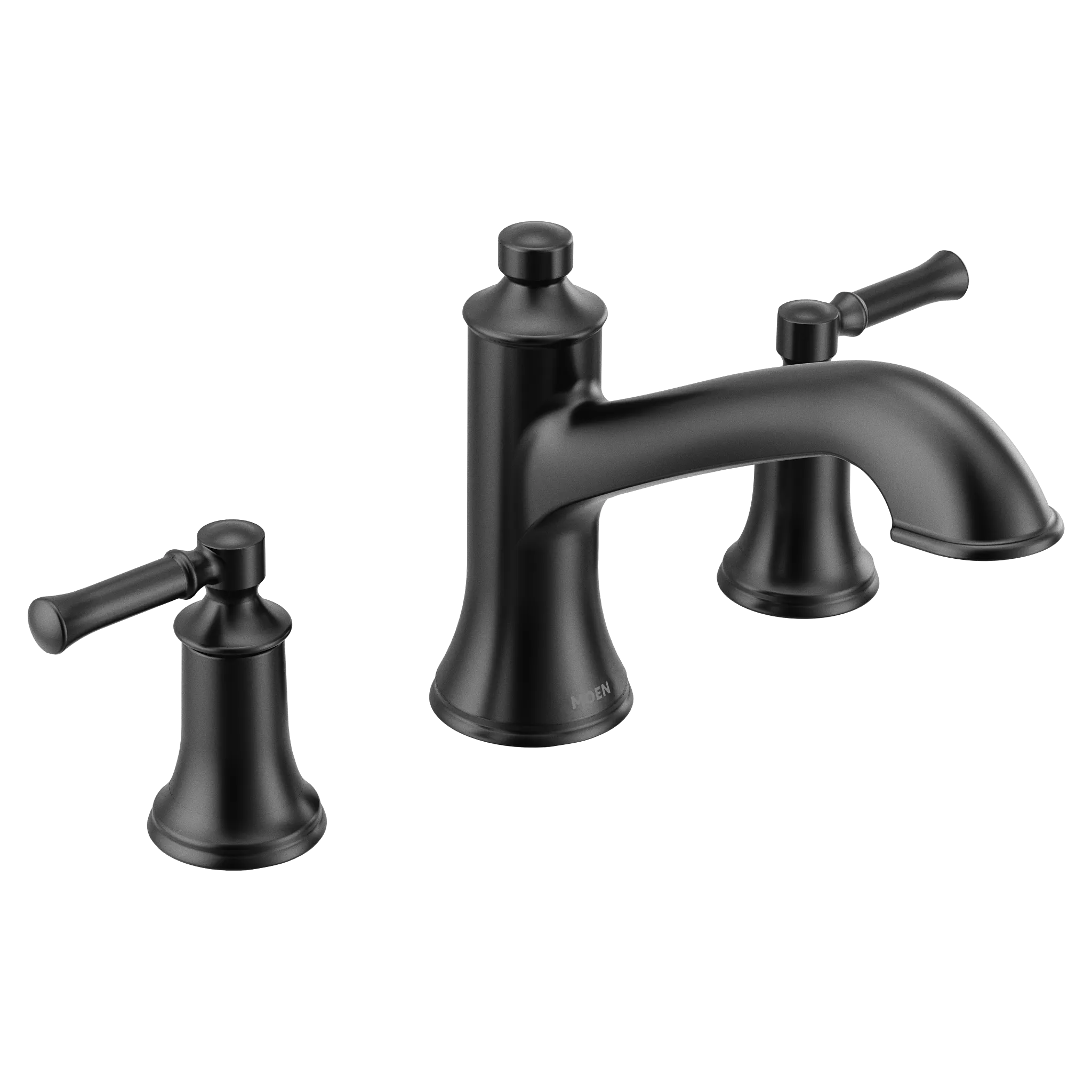 MOEN T683BL Dartmoor Two-Handle High Arc Roman Tub Faucet - Matte Black