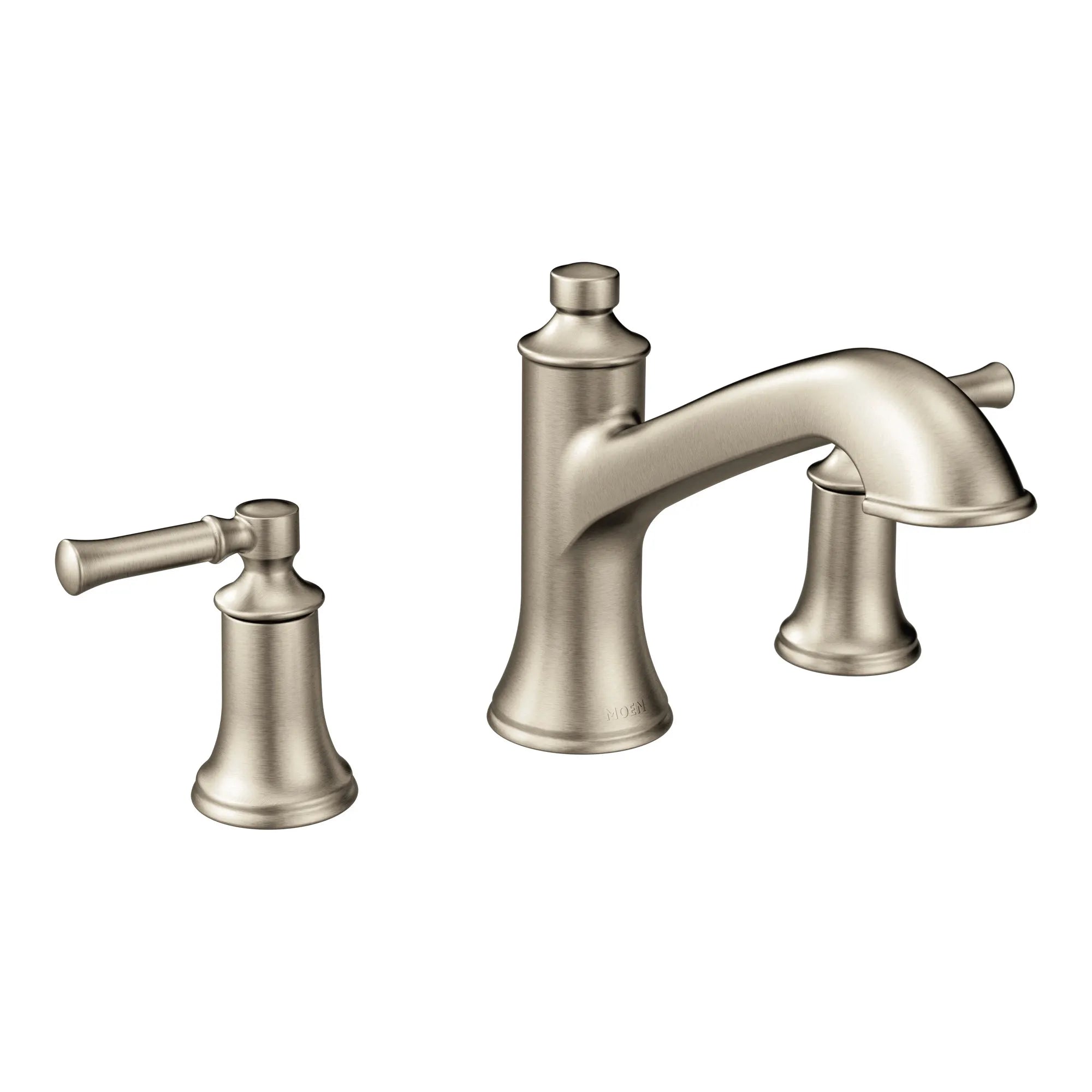 MOEN T683BN Dartmoor Two-Handle High Arc Roman Tub Faucet - Brushed Nickel