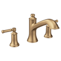 MOEN T683BZG Dartmoor Two-Handle High Arc Roman Tub Faucet - Bronzed Gold