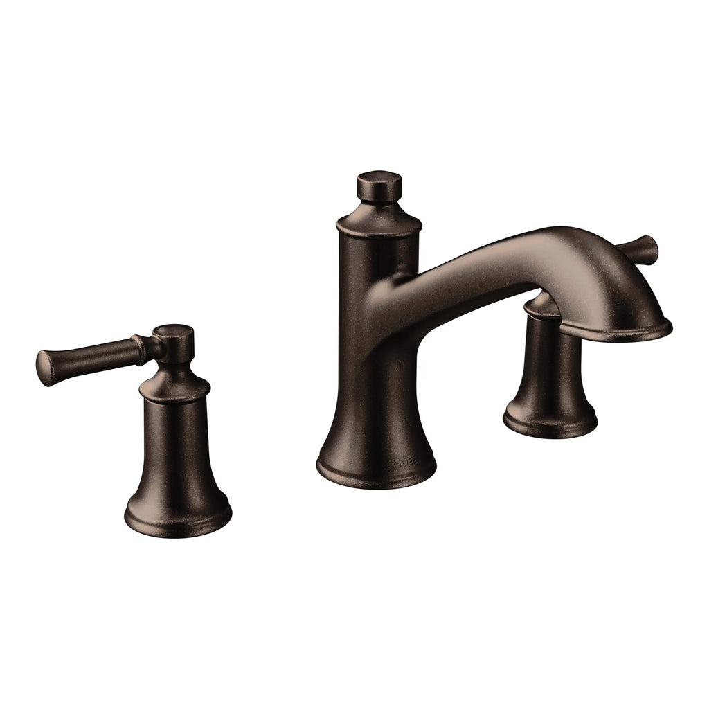 MOEN T683ORB Dartmoor Two-Handle High Arc Roman Tub Faucet - Oil Rubbed Bronze