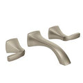 MOEN T6906BN Voss Two-Handle Wall Mount Bathroom Faucet - Brushed Nickel