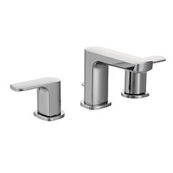 MOEN T6920 Rizon Two-Handle Low Arc Bathroom Faucet - Chrome