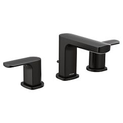 MOEN T6920BL Rizon  Two-Handle Bathroom Faucet In Matte Black