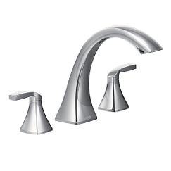 MOEN T693 Voss Two-Handle High Arc Roman Tub Faucet - Chrome