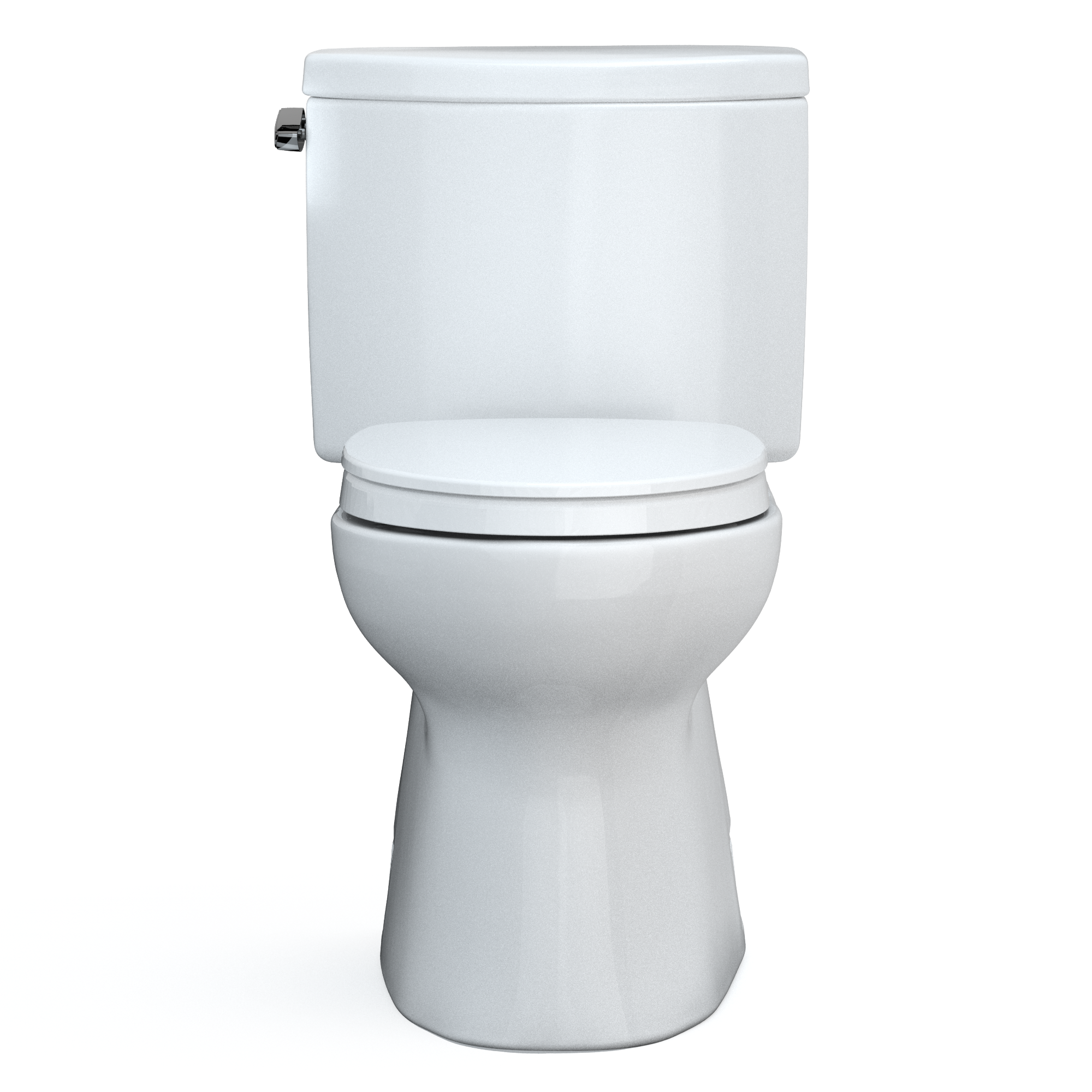 TOTO MS474124CEFG#01 Vespin Ii Two-Piece Elongated 1.28 Gpf Universal Height Toilet With Cefiontect And Ss124 Softclose Seat - Cotton White