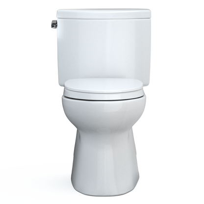 TOTO MS474124CEFG#01 Vespin Ii Two-Piece Elongated 1.28 Gpf Universal Height Toilet With Cefiontect And Ss124 Softclose Seat - Cotton White