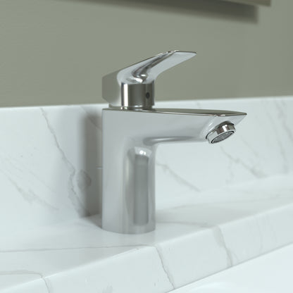 HANSGROHE 71100001 Logis Single-Hole Faucet 100 with Pop-Up Drain, 1.2 GPM - Chrome