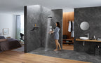 HANSGROHE 26228671 Rainfinity Showerhead 250 1-Jet, 2.5 GPM - Matte Black