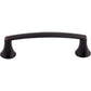 TOP KNOBS M1637 Rue 3 3/4" Center to Center Bar Pull - Tuscan Bronze