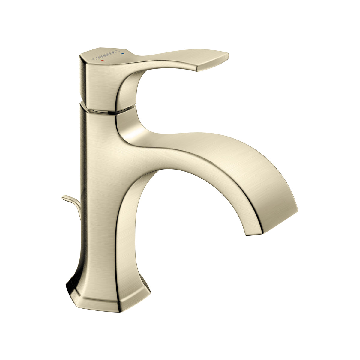 HANSGROHE 04810820 Locarno Single-Hole Faucet 110 with Pop-Up Drain, 1.2 GPM - Brushed Nickel