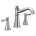 MOEN T9023 Belfield Two-Handle Non-Diverter Roman Tub Faucet - Chrome