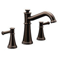 MOEN T9023ORB Belfield Two-Handle Non-Diverter Roman Tub Faucet - Oil Rubbed Bronze