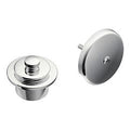 MOEN T90331 Push-N-Lock Tub Drain Kit with 1-1/2" Threads - Chrome