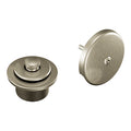 MOEN T90331BN Push-N-Lock Tub Drain Kit with 1-1/2" Threads - Brushed Nickel
