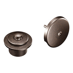 MOEN T90331ORB Push-N-Lock Tub Drain Kit with 1-1/2" Threads - Oil Rubbed Bronze