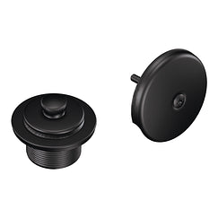 MOEN T90331WR Push-N-Lock Tub Drain Kit with 1-1/2" Threads - Wrought Iron