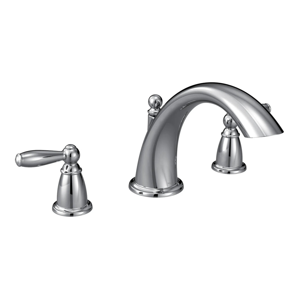 MOEN T933 Brantford Two-Handle Low Arc Roman Tub Faucet - Chrome