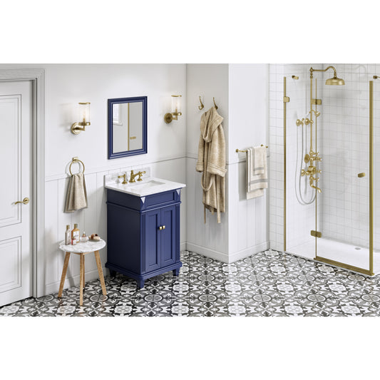 JEFFREY ALEXANDER MIR2DOU-20-BL 20" W x 1" D x 24" H Hale Blue Douglas mirror - Hale Blue