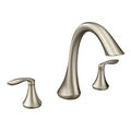 MOEN T943BN Eva Two-Handle High Arc Roman Tub Faucet - Brushed Nickel