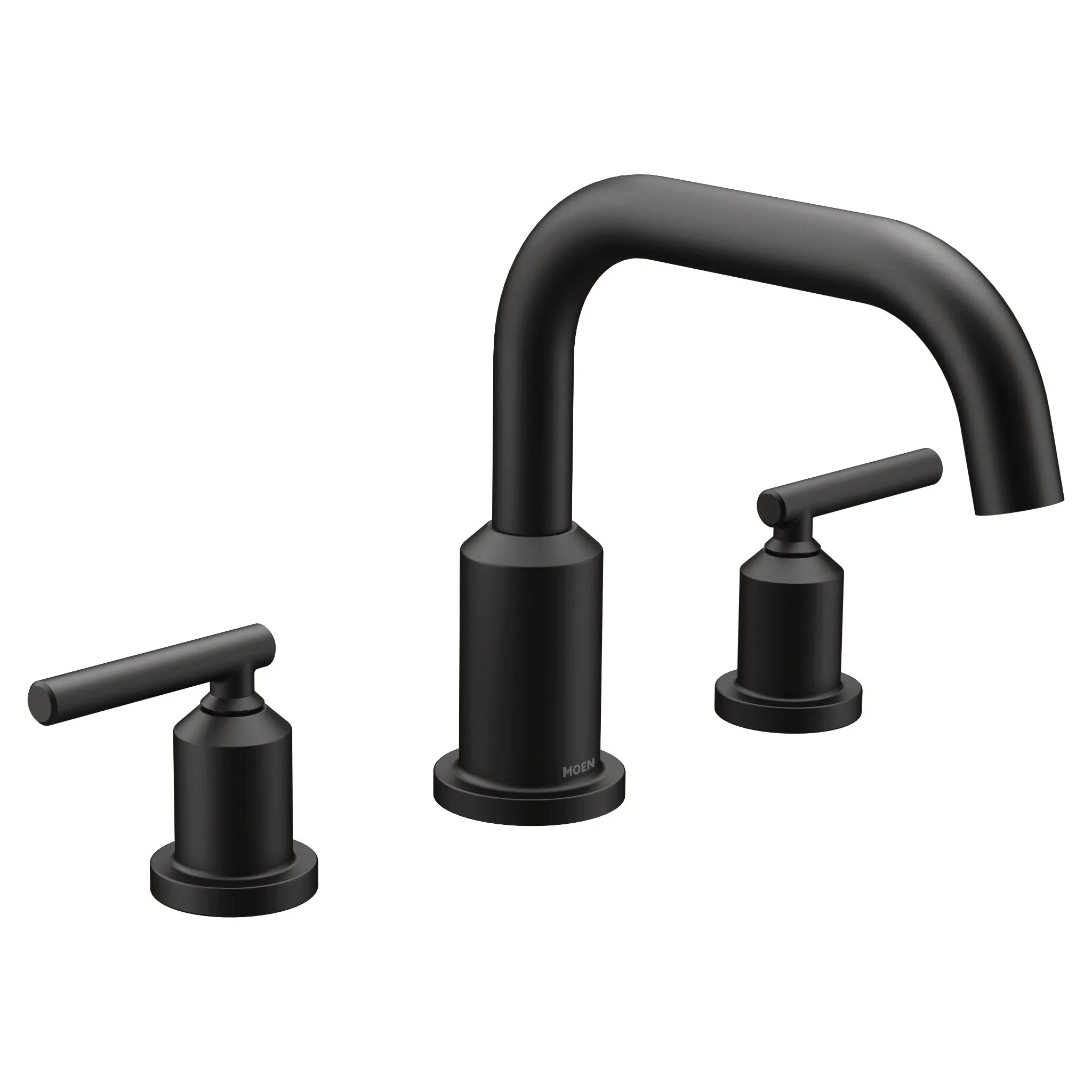 MOEN T961BL Gibson Two-Handle Non-Diverter Roman Tub Faucet - Matte Black