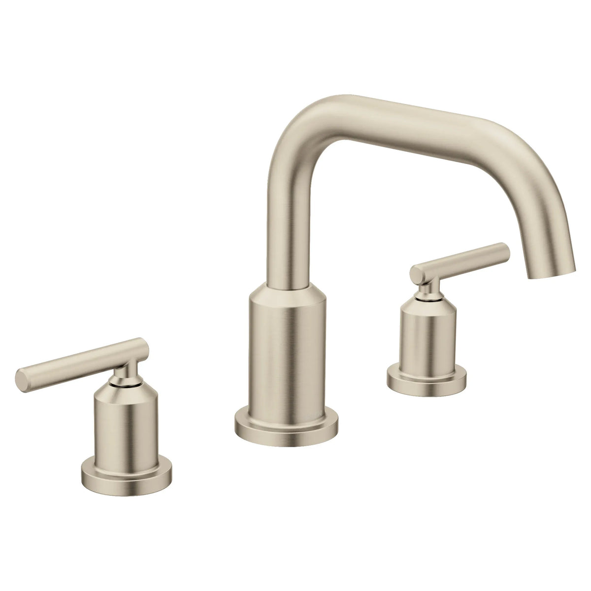 MOEN T961BN Gibson Two-Handle Non-Diverter Roman Tub Faucet - Brushed Nickel