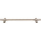 JEFFREY ALEXANDER 598-192SN Larkin Knurled Center 192 mm Center-to-Center Bar Pull - Satin Nickel