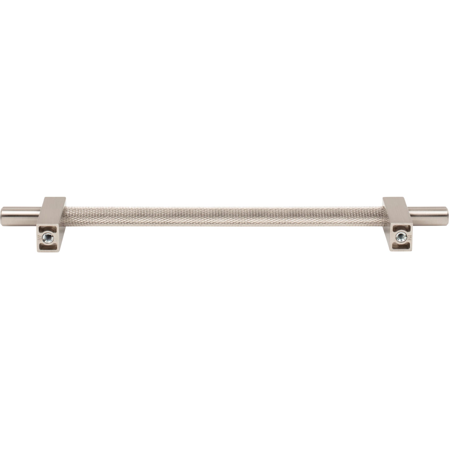 JEFFREY ALEXANDER 598-192SN Larkin Knurled Center 192 mm Center-to-Center Bar Pull - Satin Nickel