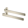 AXOR 42821830 Universal SoftSquare Dual Towel Bar - Polished Nickel