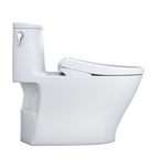 TOTO MW6424736CEFG#01 Washlet+ Nexus One-Piece Elongated 1.28 Gpf Toilet With S7A Contemporary Bidet Seat - Cotton White
