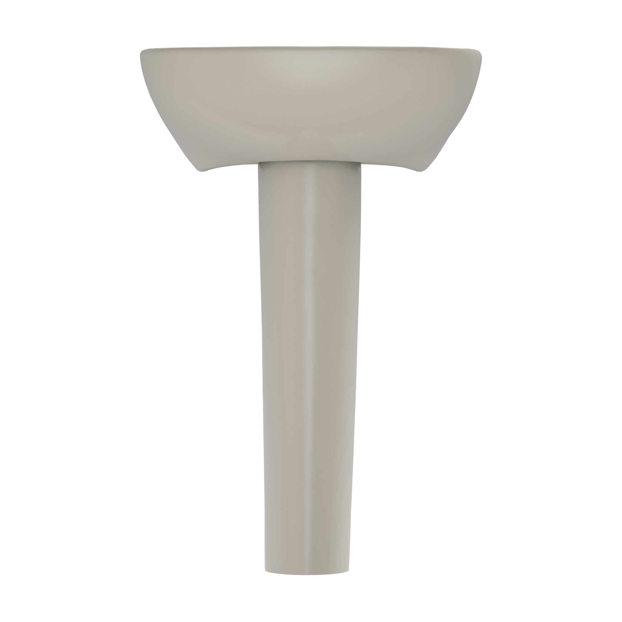 TOTO LPT241G#03 Supreme Oval Basin Pedestal Bathroom Sink With Cefiontect For Single Hole Faucets - Bone