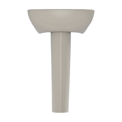 TOTO LPT241G#03 Supreme Oval Basin Pedestal Bathroom Sink With Cefiontect For Single Hole Faucets - Bone