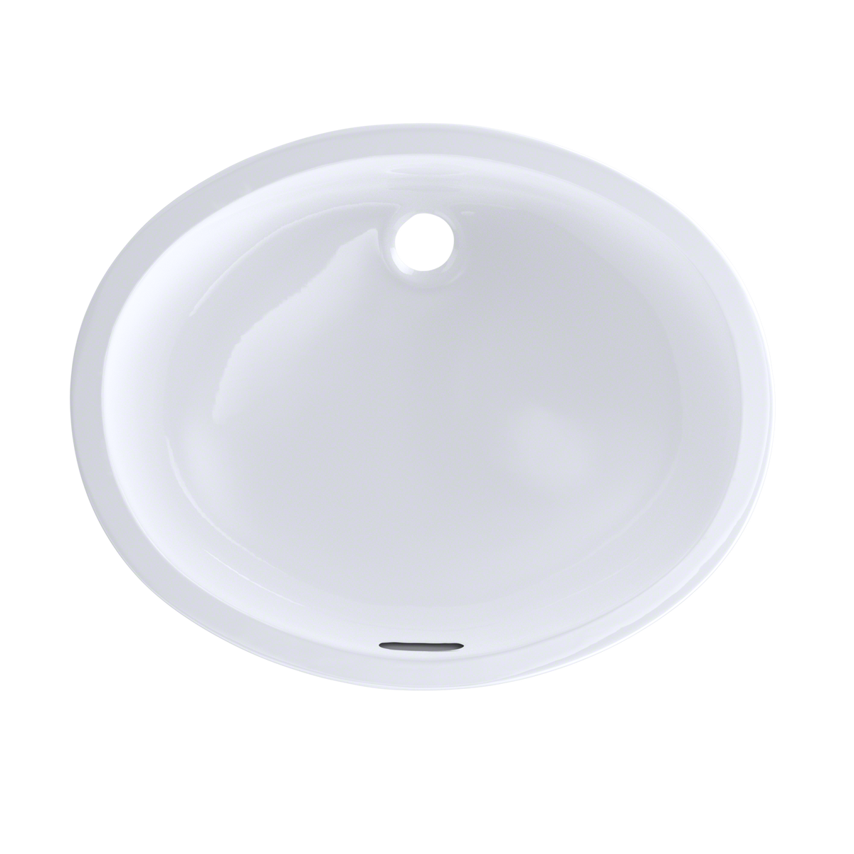 TOTO LT597G#01 Dantesca Oval Undermount Bathroom Sink With Cefiontect - Cotton White