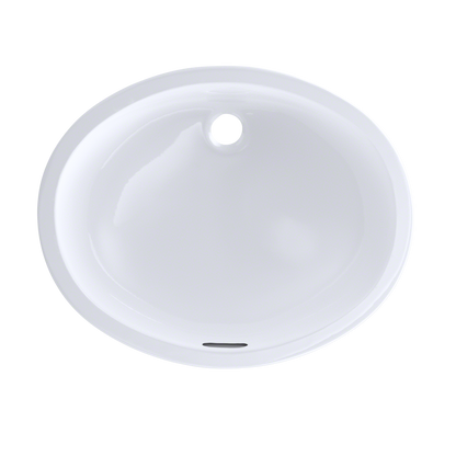 TOTO LT597G#01 Dantesca Oval Undermount Bathroom Sink With Cefiontect - Cotton White