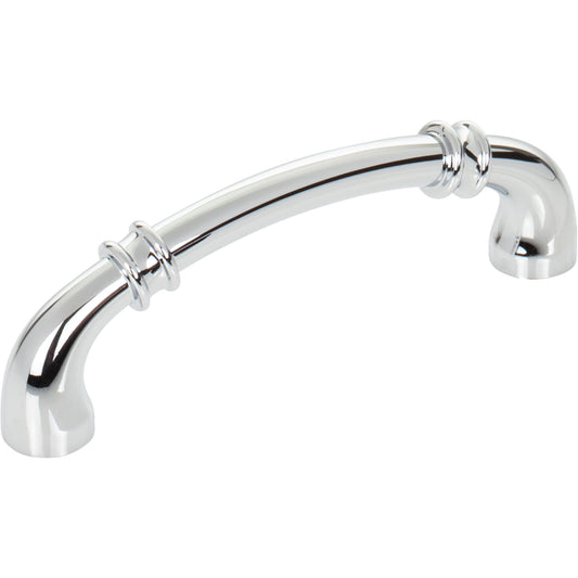 JEFFREY ALEXANDER 445-96PC Marie 96 mm Center-to-Center Bar Pull - Polished Chrome