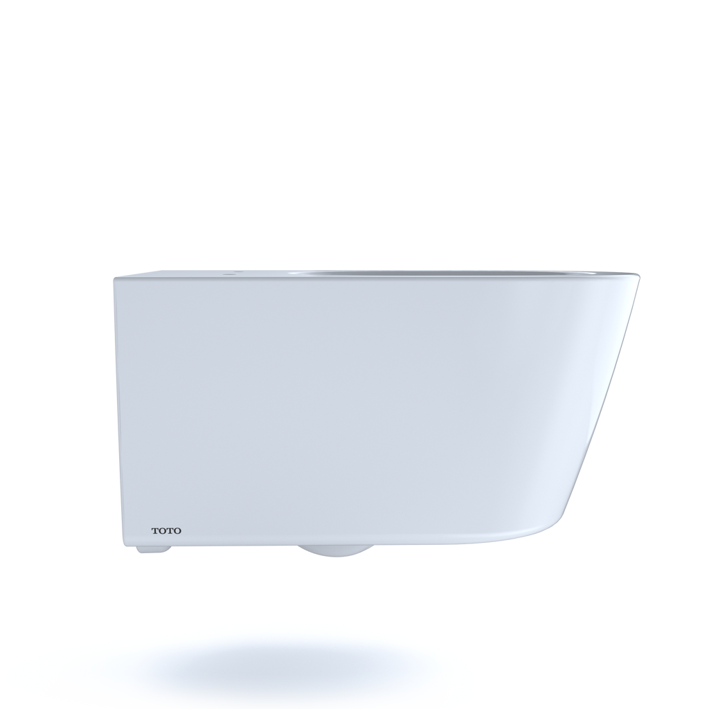 TOTO CT447CFG#01 Rp Wall-Hung Contemporary D-Shape Dual Flush 1.28 And 0.9 Gpf Toilet With Cefiontect - Cotton White