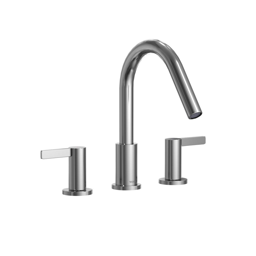 TOTO TBG11201UA#CP Gf Two Lever Handle Deck-Mount Roman Tub Filler Trim - Polished Chrome