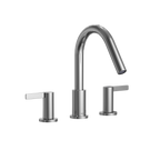 TOTO TBG11201UA#CP Gf Two Lever Handle Deck-Mount Roman Tub Filler Trim - Polished Chrome