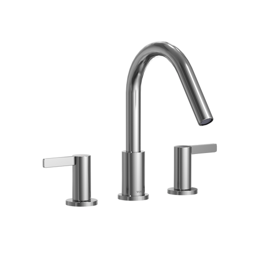TOTO TBG11201UA#CP Gf Two Lever Handle Deck-Mount Roman Tub Filler Trim - Polished Chrome