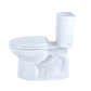 TOTO CST244EF#12 Entrada Two-Piece Elongated 1.28 GPF Universal Height Toilet , Sedona Beige