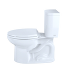 TOTO CST244EF#01 Entrada Two-Piece Elongated 1.28 Gpf Universal Height Toilet - Cotton White