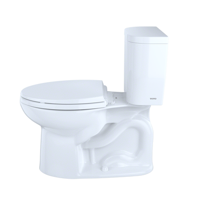 TOTO CST244EF#01 Entrada Two-Piece Elongated 1.28 Gpf Universal Height Toilet - Cotton White
