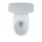 TOTO CST785CEFG#01 Drake Transitional Two-Piece Round 1.28 Gpf Universal Height Tornado Flush Toilet With Cefiontect - Cotton White