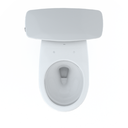 TOTO CST785CEFG#01 Drake Transitional Two-Piece Round 1.28 Gpf Universal Height Tornado Flush Toilet With Cefiontect - Cotton White
