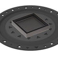 INFINITY DRAIN TDB 4-A ORB TD 4 4” x 4” Tile Drain Strainer in Oil Rubbed Bronze with ABS Bonded Flange Drain Body, 2", 3" and 4" Outlet