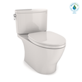 TOTO MS442124CUFG#11 Nexus 1G Two-Piece Elongated 1.0 Gpf Universal Height Toilet With Cefiontect And Ss124 Softclose Seat - Colonial White