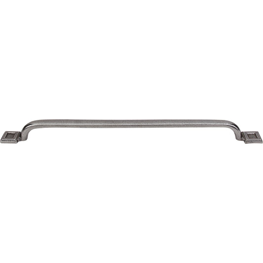 TOP KNOBS M1826 Square Inset 18" Center to Center Bar Pull - Cast Iron