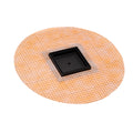INFINITY DRAIN TDLFS 5-2I ORB TDLFS 5 5” x 5” Flanged Tile Drain Strainer with Factory Applied Schluter® Kerdi Membrane for 3/8" tile in Oil Rubbed Bronze with Cast Iron Drain Body, 2" Outlet
