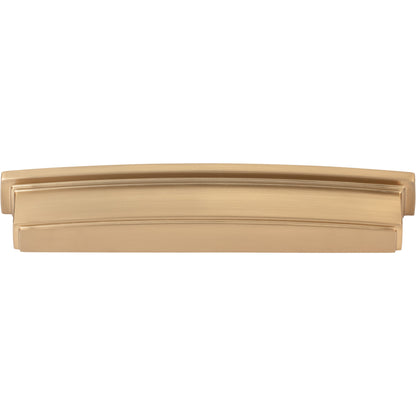 JEFFREY ALEXANDER 141-160SBZ Renzo 160 mm Center-to-Center Cup/Bin Pull - Satin Bronze